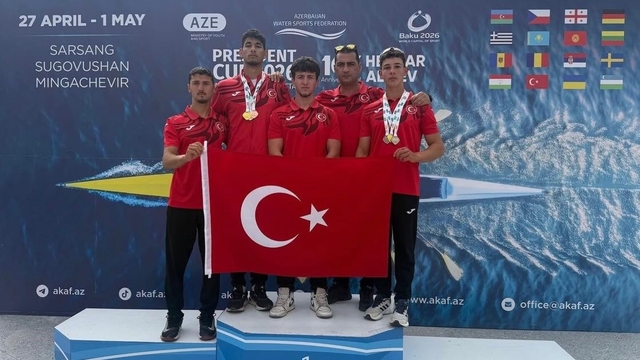 Köyceğizli kanocu Yıldırım, Azerbaycan'dan 3 madalya ile döndü