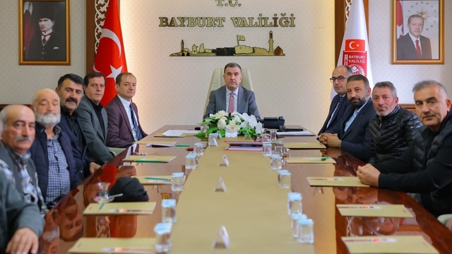 Bayburt'ta arıcılığın geliştirilmesi için değerlendirme toplantısı yapıldı