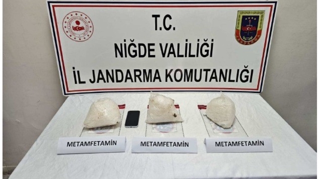Niğde'de 3 kilo uyuşturucu ele geçirildi