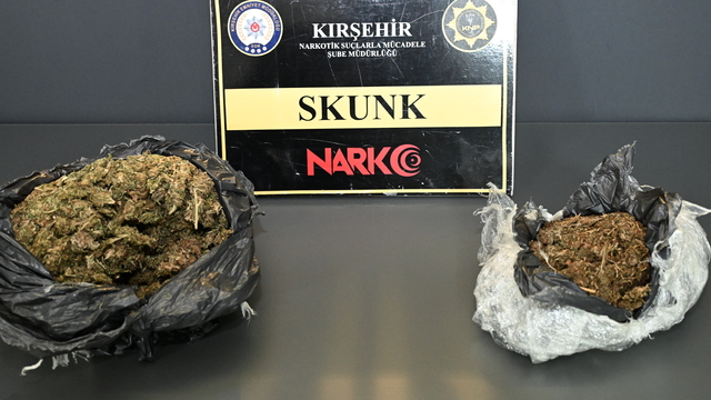 Kırşehir'de uyuşturucu operasyonlarında yakalanan 2 zanlıya tutuklama