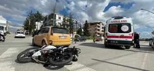 Karaman'da motosiklet kazası: 1 yaralı