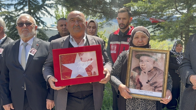 61 yıllık mezar taşı, şehidiyle birlikte Tokat'a geldi