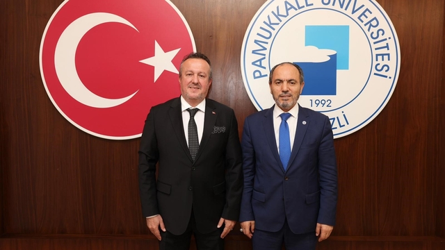 Denizli OSB Yönetimi, Rektör Mahmud Güngör'e ziyaret etti