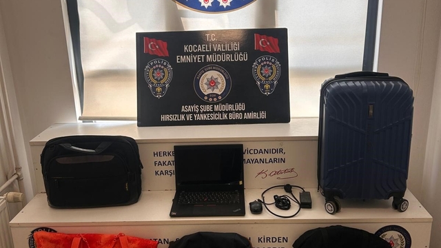 Evden dizüstü bilgisayar, valiz ve çanta çalan 3 şüpheli tutuklandı