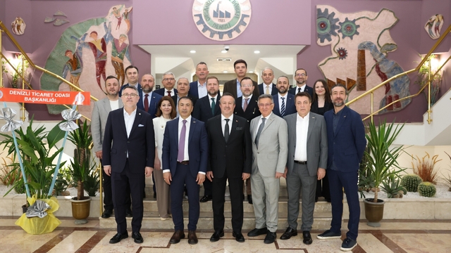 Denizli Ticaret Odası'ndan Denizli OSB Yönetimine tebrik ziyareti