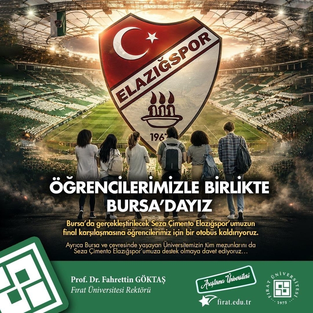 Fırat Üniversitesi Bursa'ya otobüs kaldıracak