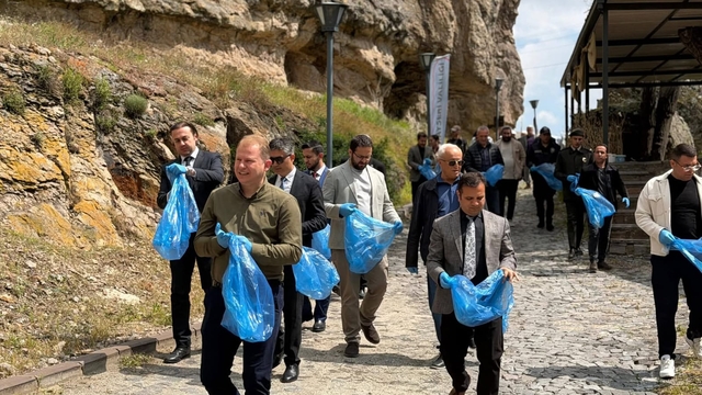 Kapadokya'nın doğu girişinde yer alan Erdemli Vadisi'nde çevre farkındalığı