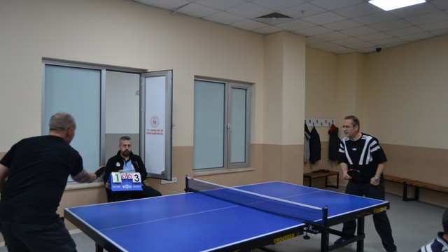 Ceza İnfaz Personeli günü masa tenisi turnuvasıyla kutlandı
