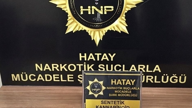 Hatay'da uyuşturucu operasyonunda 1 zanlı tutuklandı