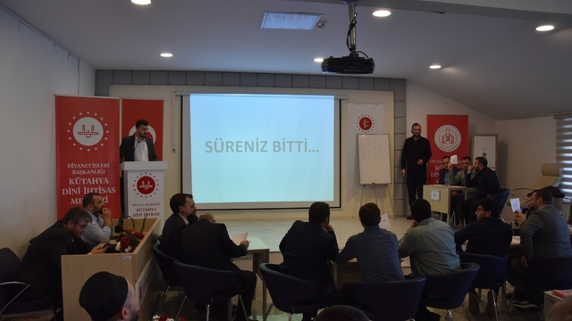 Kütahya Dini İhtisas Merkezi'nde Bilgi Yarışması düzenlendi