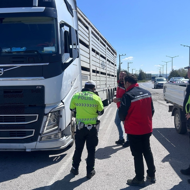 Uşak'ta hayvan sağlığı ve halk sağlığı için denetimler sürüyor