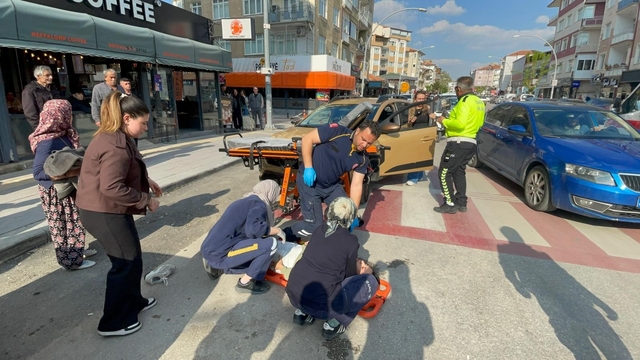 Karaman'da motosiklet kazası: 1 yaralı