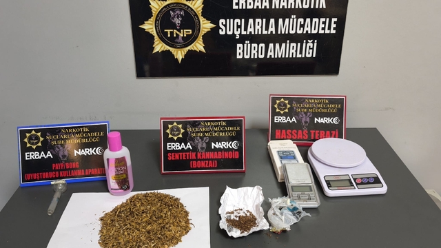 Erbaa'da uyuşturucu operasyonu: 3 gözaltı