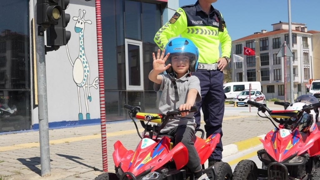 Tekirdağ'da 16 bin öğrenciye uygulamalı trafik eğitimi