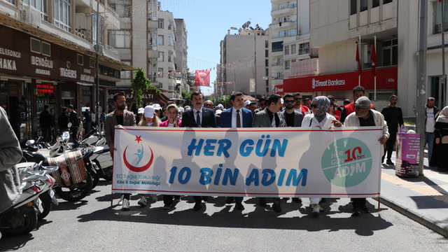 Kilis'te sağlıklı yaşam yürüyüşü yapıldı