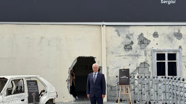 Malatya İş İnsanları Platformu "Gazze Mektupları" sergisine katıldı