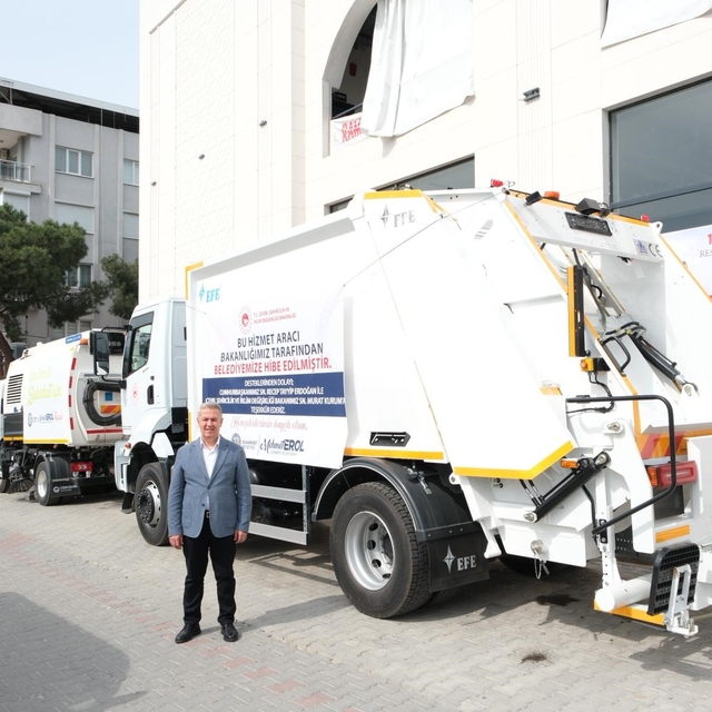 Buharkent Belediyesi'nin temizlik filosu güçlendi