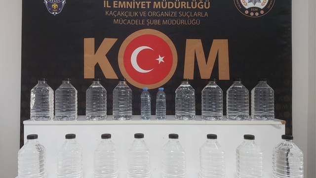 Kırşehir'de 40 litre etil alkol ele geçirildi