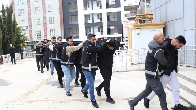 Ordu'da suç örgütüne yönelik operasyonda 41 kişi tutuklandı
