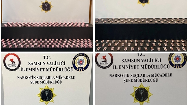 Samsun'da uyuşturucu operasyonunda 8 zanlı yakalandı