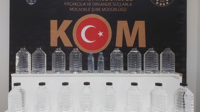 Kırşehir'de kaçak içki ve etil alkol ele geçirildi
