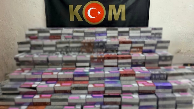 Mardin'de 12 bin 780 paket elektronik sigara kiti ele geçirildi