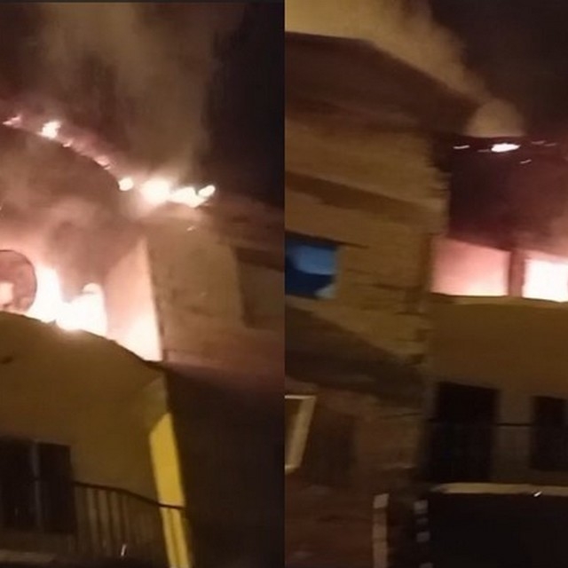 Hakkari'de korkutan ev yangını