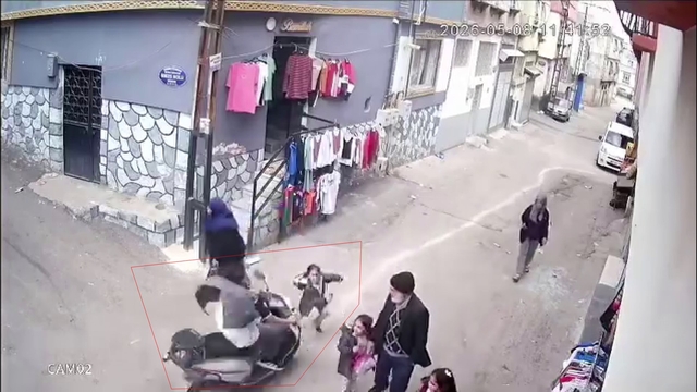 Gaziantep'te dehşete düşüren kaza: Motosiklet küçük kıza çarpıp kaçtı