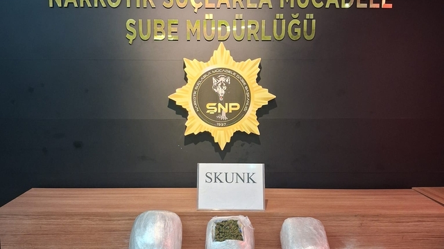 Şanlıurfa'da 6 kilo 800 gram uyuşturucu ele geçirildi