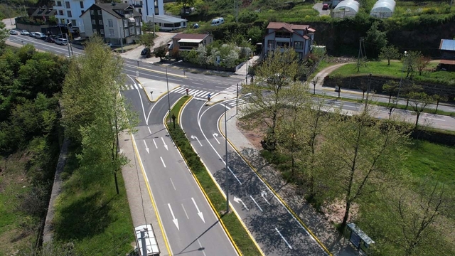 Başiskele'de yeni kavşak hizmete açıldı