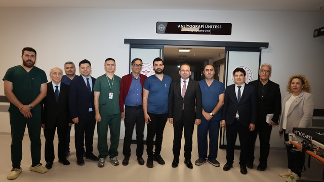 Aydın Şehir Hastanesi'nde ilk anjiyo başarıyla yapıldı