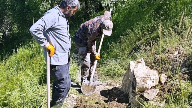 Ağın Belediyesinden temizlik çalışması