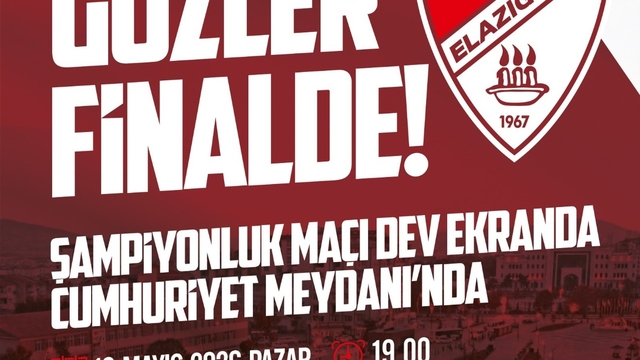 Elazığ'da dev ekran kurulacak
