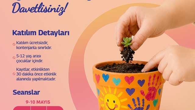 Forum Aydın'da Anneler Günü çiçeklerle kutlanacak