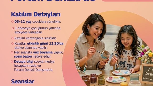 Forum Denizli'de Anneler Günü etkinlikleri