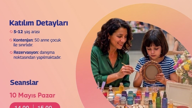 Forum Erzurum anneleri çocuklarıyla aynı çerçevede buluşturuyor
