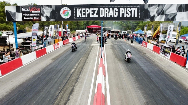 Kepez'de motodrag heyecanı başladı