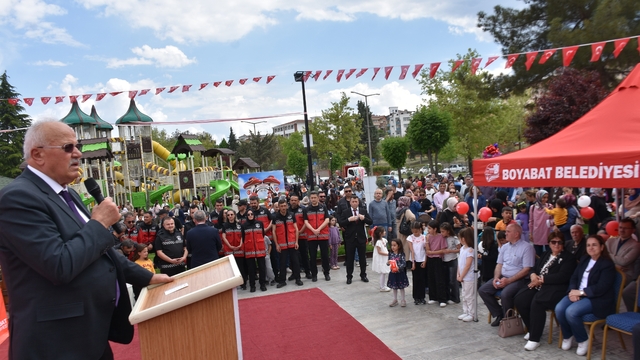 Boyabat'ta Alparslan Türkeş Çocuk Dünyası Parkı açıldı