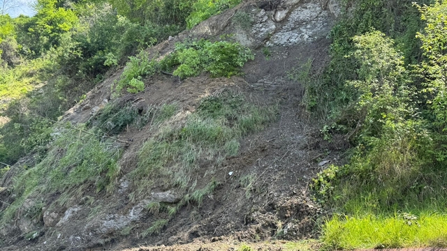 Zonguldak'ta şehirlerarası terminalde heyelan