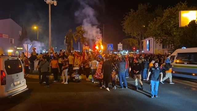 Tekirdağ'da Galatasaray şampiyonluğu coşkuyla kutlandı