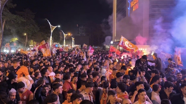 Tatvan'da Galatasaray'ın coşkuyla kutlandı