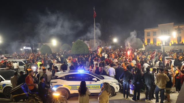 Hatay'da Galatasaray'ın şampiyonluğu büyük coşkuyla kutlandı