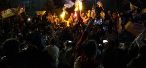 Erzurum'da Galatasaray taraftarının şampiyonluk coşkusu