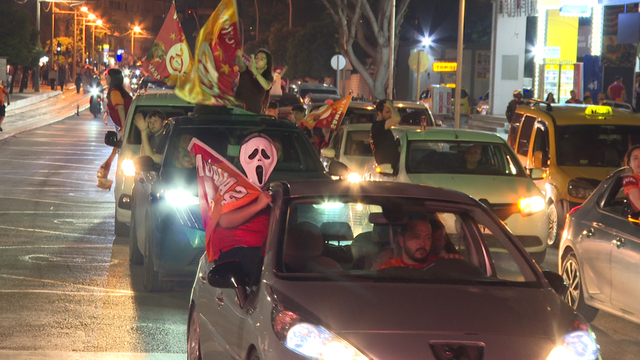 Galatasaray'ın şampiyonluğu Antalya'da kutlandı