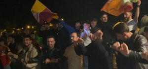 Kars'ta Galatasaray coşkusu sokaklara taştı