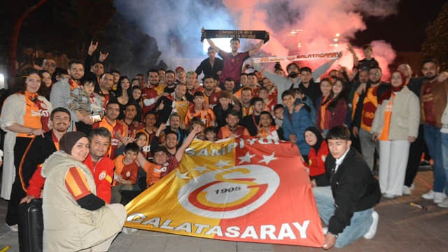 Ordu'da Galatasaray'ın 26. şampiyonluğu coşkuyla kutlandı