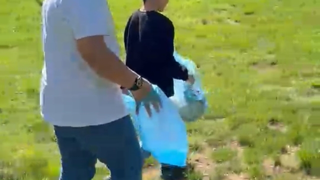 Siirt'te öğrencilerden örnek temizlik etkinliği