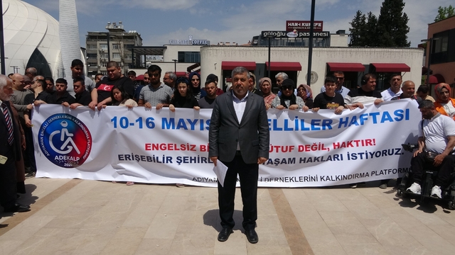 ADEKALP'ten, "Erişilebilir Bir Adıyaman İstiyoruz" açıklaması