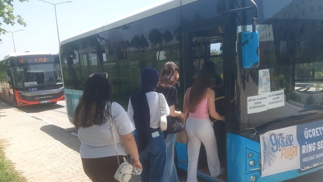 Manisa Kitap Fuarı'na Büyükşehir'den ücretsiz ulaşım desteği
