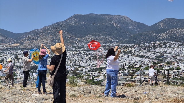 Bodrum'da Uçurtma Festivali yoğun ilgi gördü